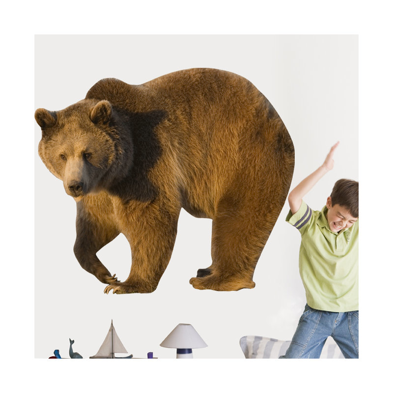 Animals Non-Wall Damaging Wall Decal, 42" H x 48" W