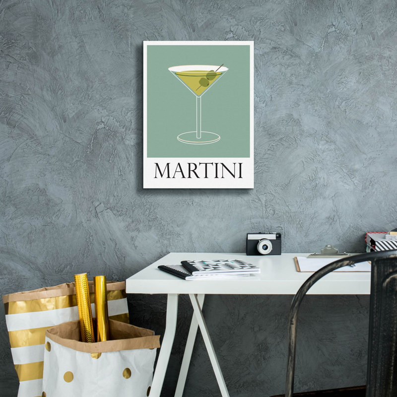  «Martini» par l'Arctique, art mural sur toile, 12 po x 16 po, H 16 po x l 12 po