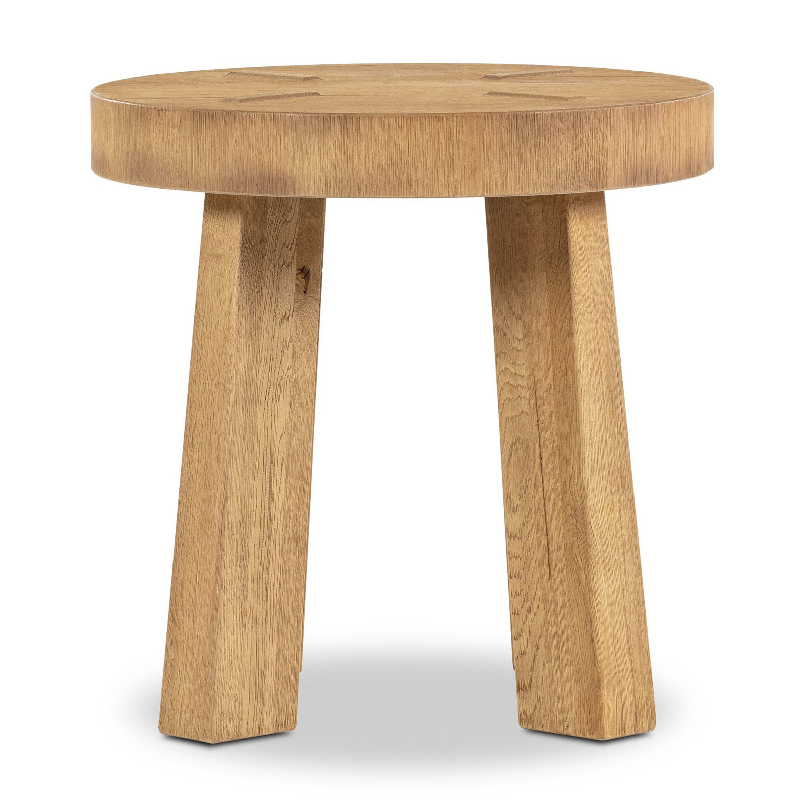 Sadira End Table, Worn Oak