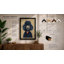 Dignified Poodle Portrait Modern - Framed Print-1587873016-1587873021