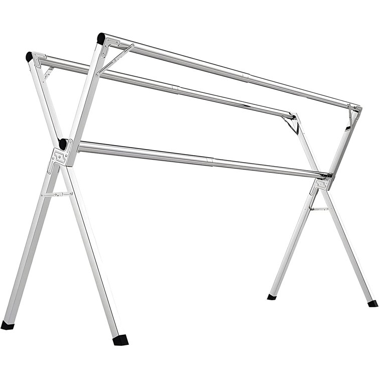 ColorLife Stainless Steel Foldable X-Frame Drying Rack