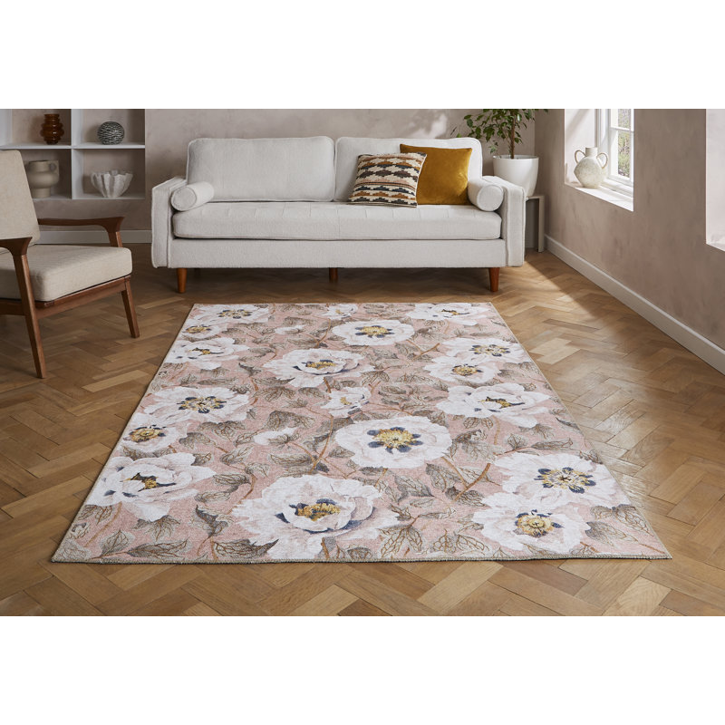 Harlequin Florent Stone - 120 x 170, Runner 61 x 230 cm, Blush
