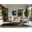 Soft Plush Hewson Human Machine Interface Modern Geometric Area Rug in Black – Black Binding-1763906695