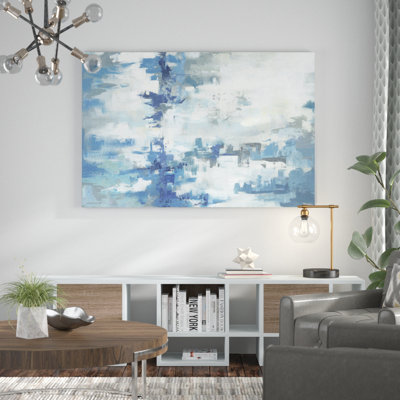 «Vast Blue Hues» par Parvez Taj, reproduction d'art sur toile