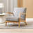 Carrel Upholstered Armchair-453591983