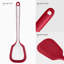 Tournevis en silicone résistants à la chaleur de 600 ° F: ustensile de cuisine en U 13,5 po de long U-Taste, ustensile de cuisine flexible de qualité alimentaire pour retourner les œufs, crêpes dans une batterie de cuisine antiadhésive (rouge, 2 pièces)-131284962