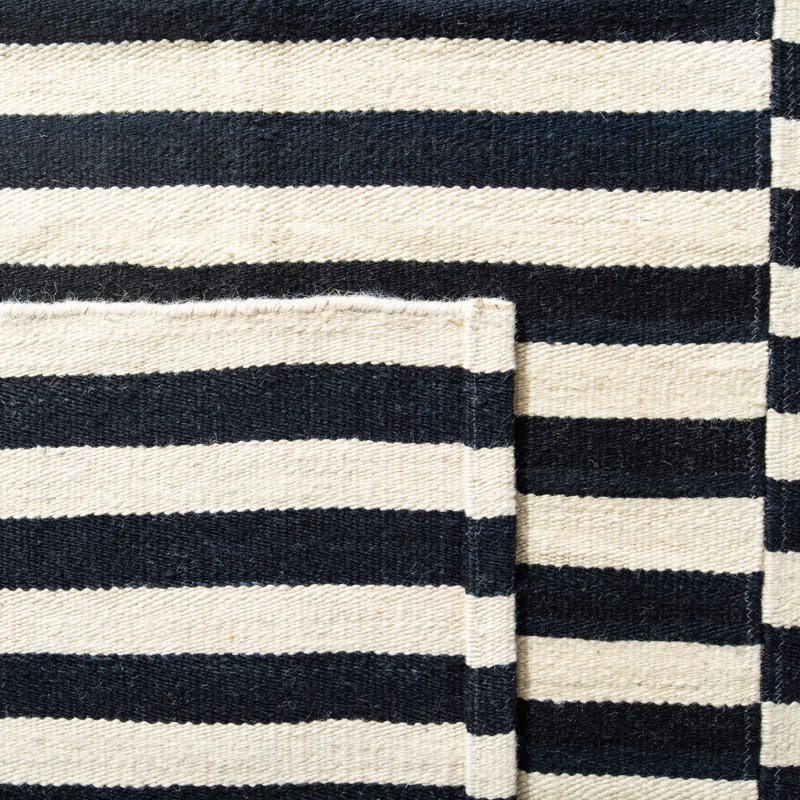 Ralph Lauren Canyon Stripe Patch Wool Striped Rug, Rectangle 9' x 12'