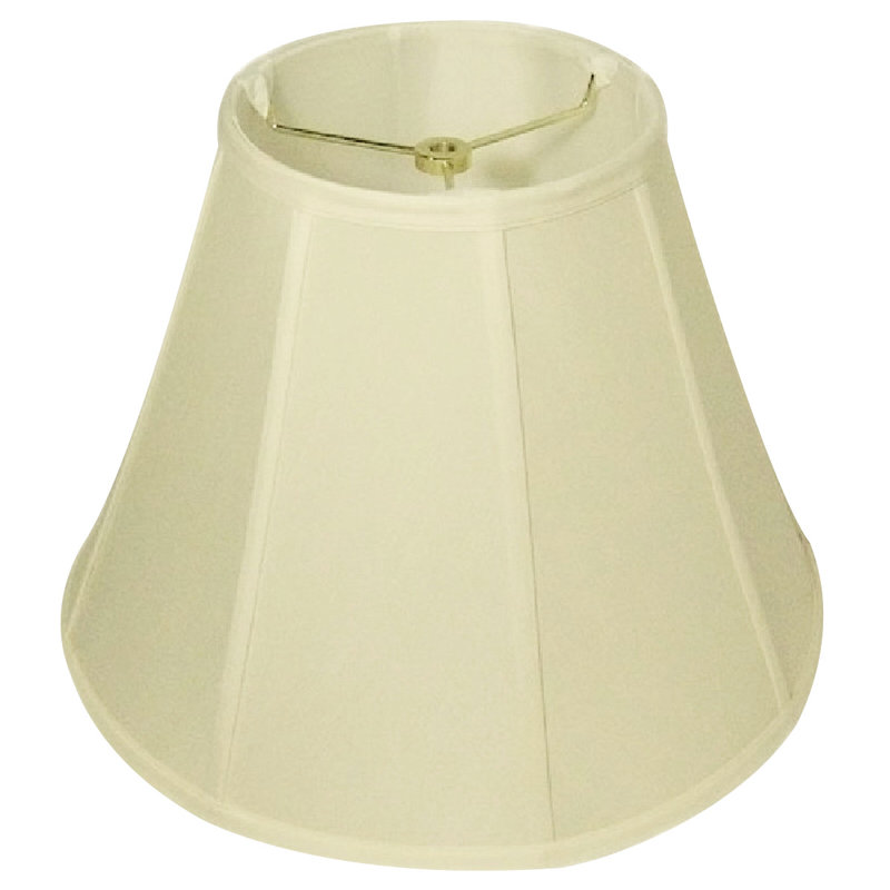 Abat-jour cloche en lin H 14 po x l 17 po (vis) en beige