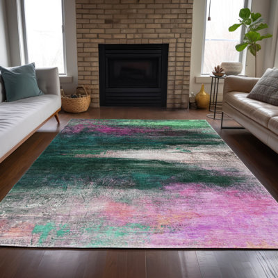 Tapis vert intérieur / extérieur lavable à la machine Xhevrie