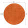 Antto Solid Low-Pile Orange Rug
