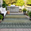 Machine Washable Indoor/Outdoor Xhevrie Green Rug-111820082