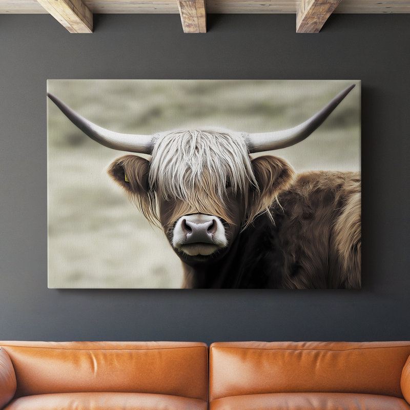 Animaux, paysage, série CCXV III, H 12 po x l 18 po