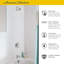 Robinet de baignoire et douche thermostatique avec inverseur Colony Pro-37068258