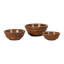 Bilbao 3 Piece Wood Nesting Bowl Set