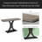 Compact Console Table,Modern Industrial Style Entryway Foyer Table,Sturdy Sofa Table