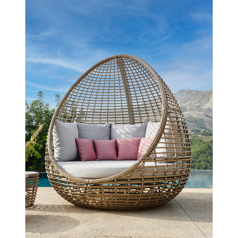 Faber Outdoor 2 - Seat Patio Daybed, Spectrum Indigo Sunbrella® Plainweave