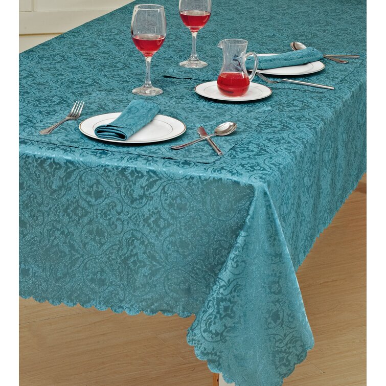 Dostie Rectangle Damask Tablecloth