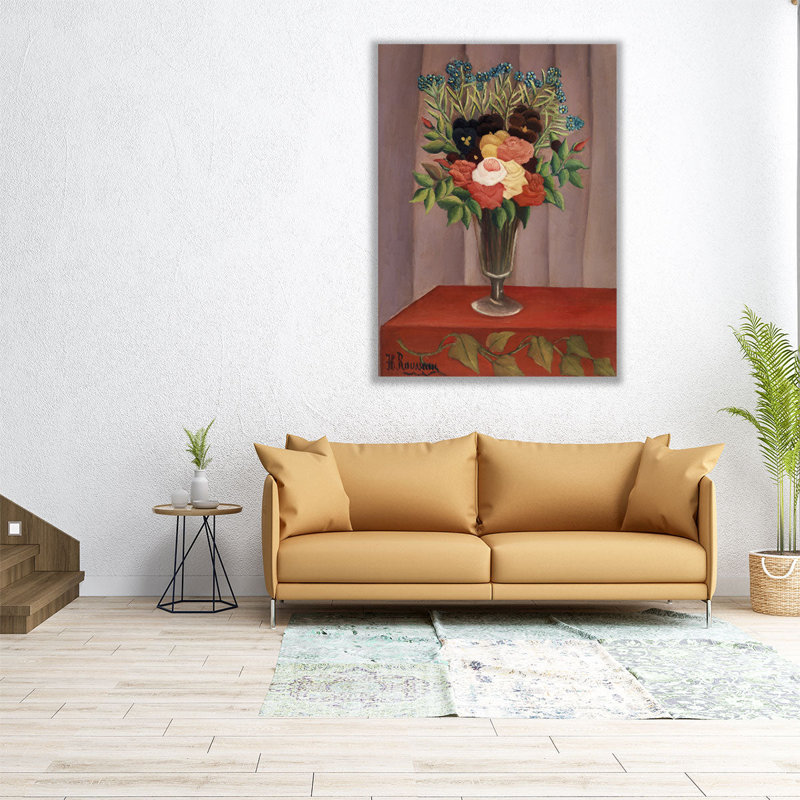 Bouquet de fleurs, 1909-1910, reproduction d'art sur toile, H 24 po x l 18 po