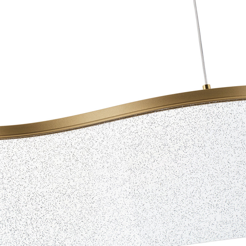 1-White gold acrylic dimmable LED pendant light