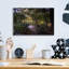 Art mural épique «Beyond the Wooden Bridge» par John Rivera, 24 po x 16 po-385490950