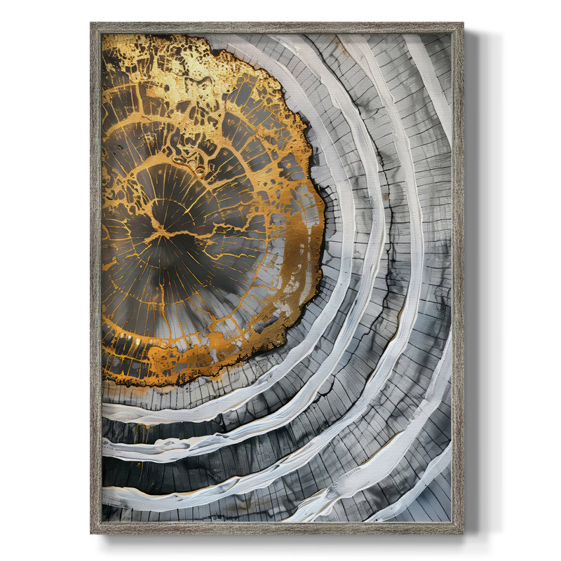 Série ABSTRACT CCxxxi, reproduction encadrée - bois massif, H 21 po x l 17 po