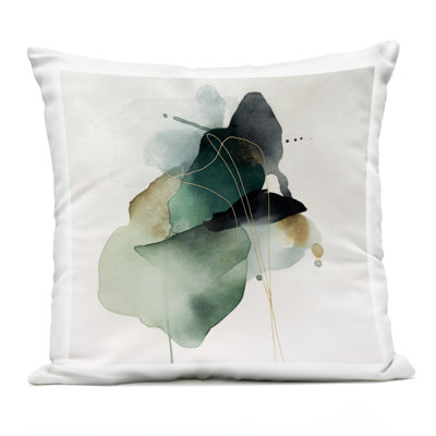 Coussin Flair Emerald Cascade, imprimé par Svetlana Aleynikova, 18 x 7 x 18
