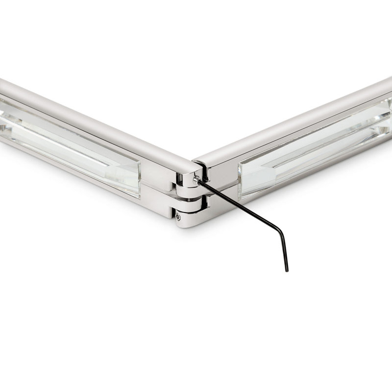 Catena 118 Chandelier, 3000 Kelvins, Surface, Polished Nickel