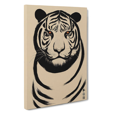 Japanese Tiger - Wrapped Canvas