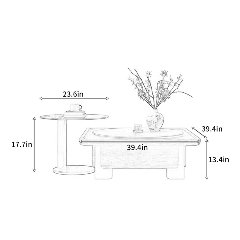 Modern Minimalist Style Coffee Table