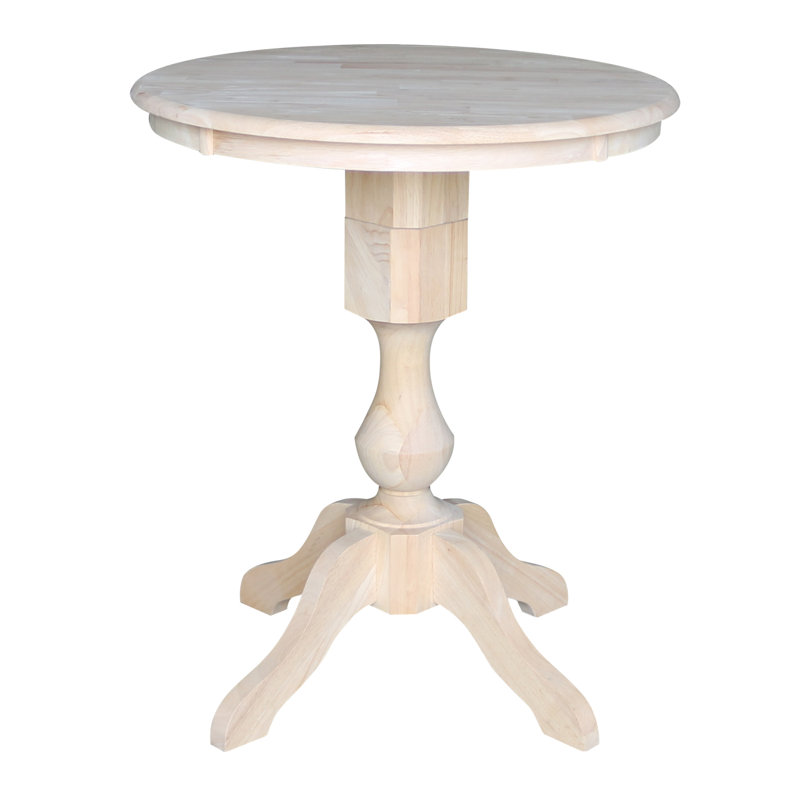 Table de salle à manger Garbacz, H 35,6 po x l 30 po x p 30 po, Prêt à finir / non fini