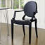 Fauteuil de salle à manger noir Casper-844510916