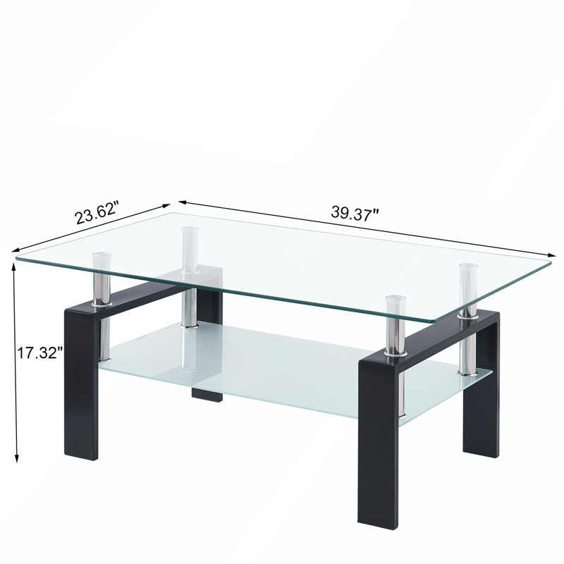 Table basse 2 couches Modern