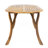 70" Wood Table With -shaded Finish For Outdoor Dining A Flair