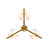 Mingle 3-Light Pendant - Satin Brass
