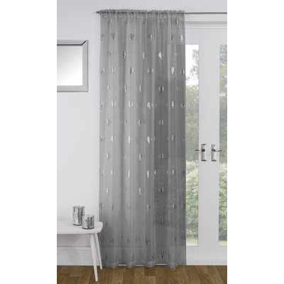 Langmann Semi Sheer Curtain Single Panel