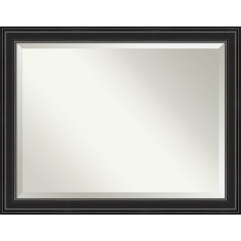 Fahlman Flat Wall Mirror, Black, 35.5" x 45.5"