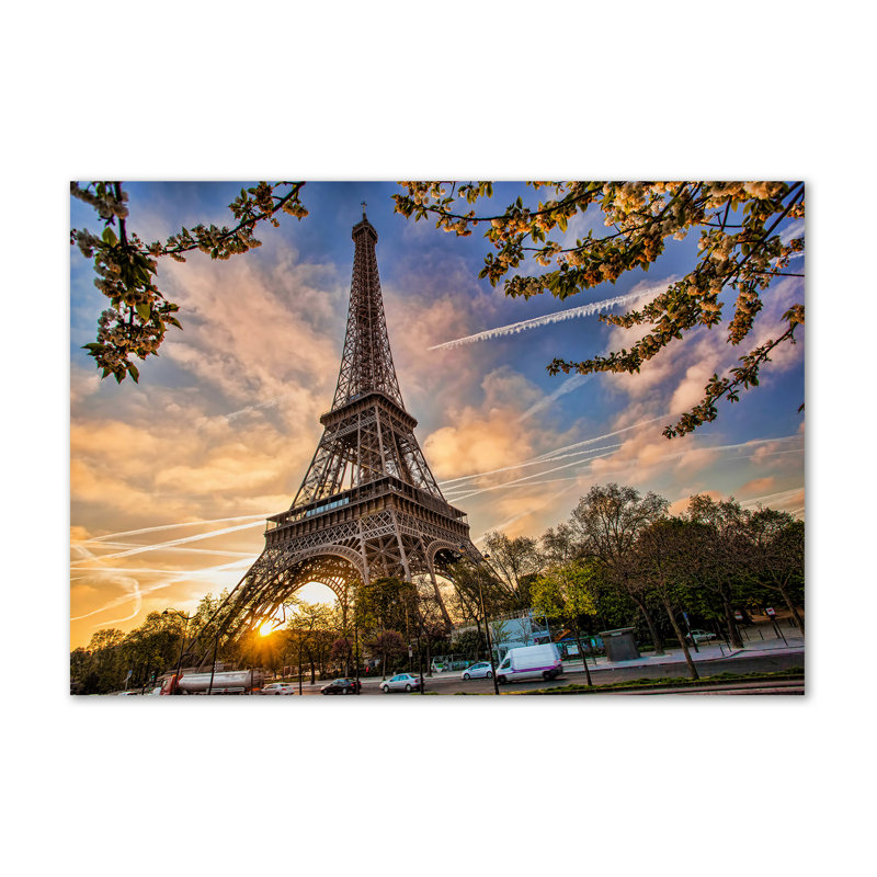 Eiffel Tower Paris - Wrapped Canvas Print