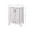 24" Modern Single Bathroom Vanity with Ceramic Sink, Compact Free-standing Cabinet with 2 Soft-Close Doors and 1 Large Bottom Drawer-502888571