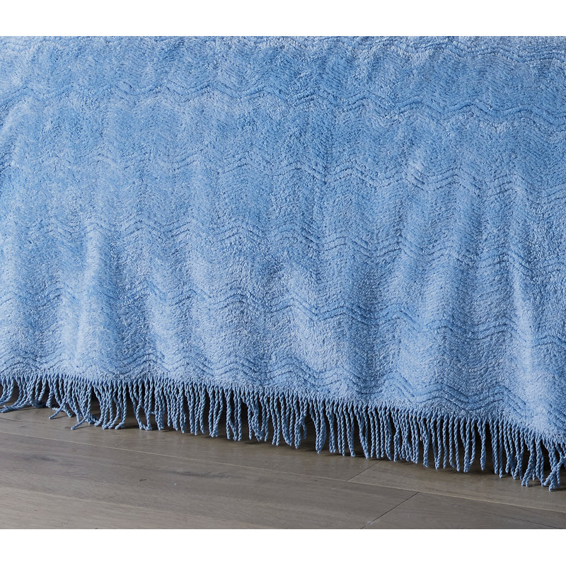 Geneva Cotton Solid Colour Bedspread, Single, White
