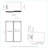 Molly 48" W X 36" D X 76" H Frameless Shower Door Rectangular Shower Kit In Black With Clear Glass Finish-121487587
