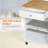 Rolling Kitchen Island Cart With Drawer And Glass Door Cabinet, Kitchen Trolley With Adjustable Shelf And Towel Rack