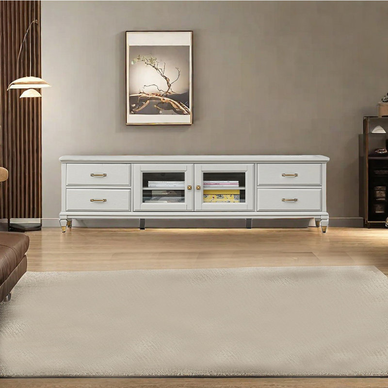 All solid wood American style TV stand