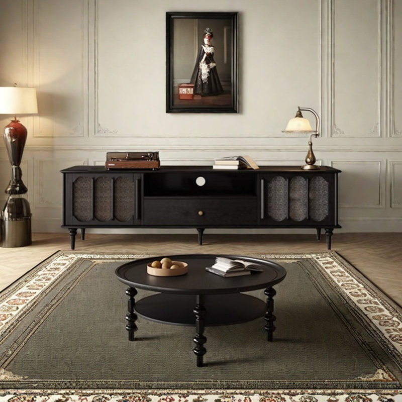 Combinaison meuble télé Design Sens, Noir, noir, noir, noir