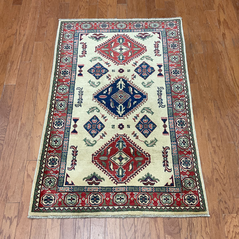  Tapis en laine fait à la main Kazak