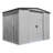 8 ft. W x 6 ft. D Galvanized Steel Storage Shed-67124323