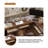 L-shaped Nordic-style Corner Solid Wood Desk, With a Separate Bookshelf-1639972979