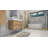 Carneshia 35.4'' Single Bathroom Vanity with Wood, Acrylic Top-190771597