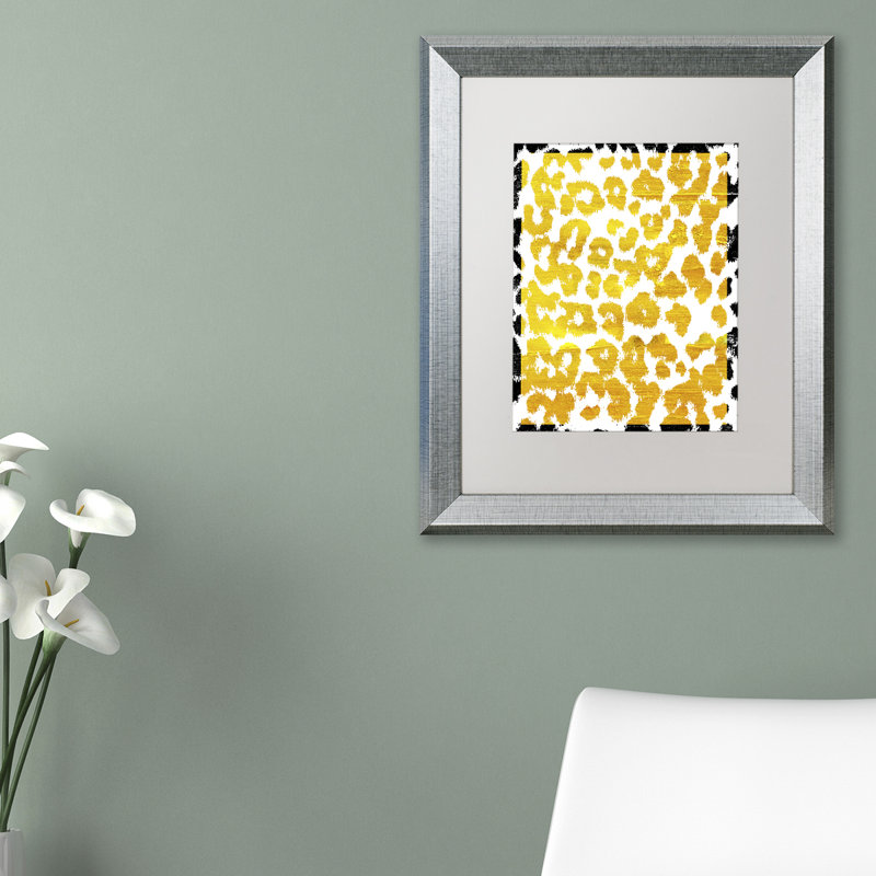«Jadaya Wild Thing» par Color Bakery, reproduction d'art encadrée, Blanc, H 20 po x l 16 po x P 0,5 po
