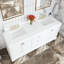 Ensemble de meuble-lavabo autoportant 60 po avec plateau en pierre d'ingénierie Marjina-697776541-697776514