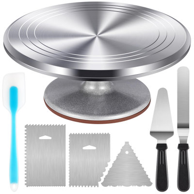 Ensemble de plateau tournant en aluminium, outils de cuisson